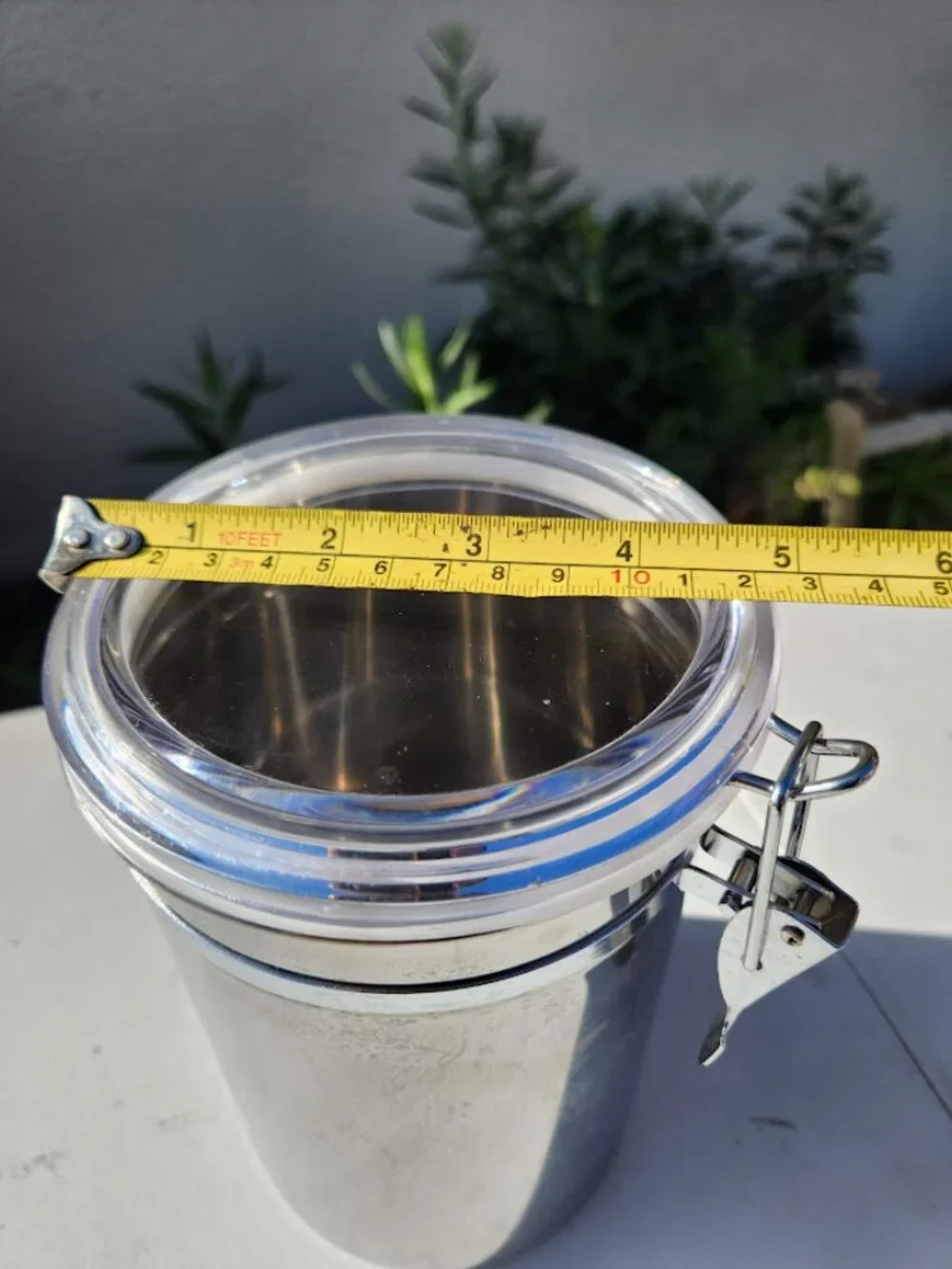 Airtight Stainless Steel Kitchen Canister Food Storage Pantry Container with Loc